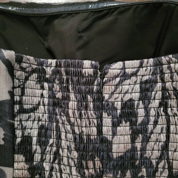 Hutch Strapless Floral Maxi Dress Womens 1x Ruffles Floral Elegant Whimsical - Picture 5 of 10